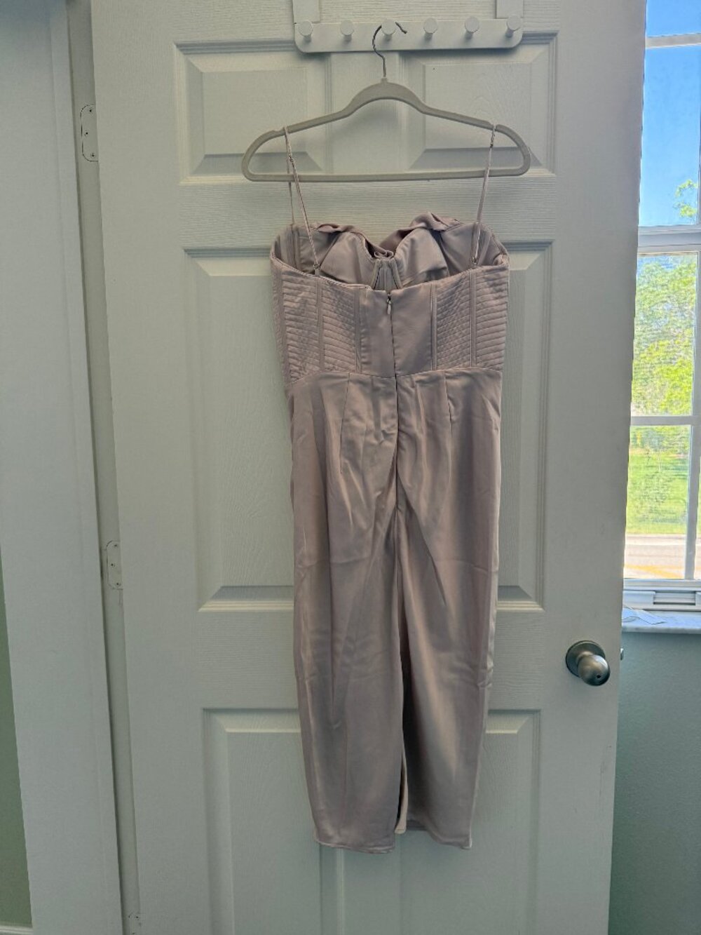 House of CB Blush Pink Corset Midi Dress - Picture 4 of 5
